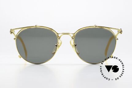 Jean Paul Gaultier 56-2171 Designer Panto Sonnenbrille, Pantobrillen-Form interpretiert vom franz. Designer, Passend für Herren und Damen