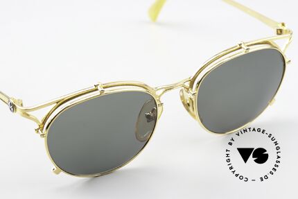 Jean Paul Gaultier 56-2171 Designer Panto Sonnenbrille, ungetragen; wie alle unsere vintage JPG Sonnenbrillen, Passend für Herren und Damen