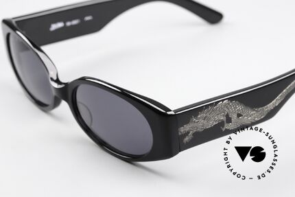 Jean Paul Gaultier 56-0021 90er Drachen Sonnenbrille, Highlight für alle Gaultier-Sammler (von ca. 1998), Passend für Herren und Damen