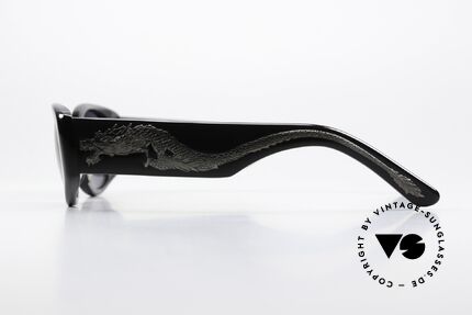 Jean Paul Gaultier 56-0021 90er Drachen Sonnenbrille, ungetragenes Exemplar: kostbar, selten & begehrt, Passend für Herren und Damen