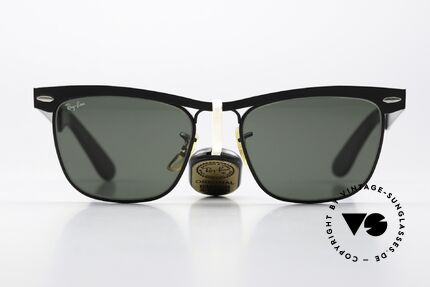 Ray Ban Wayfarer Metal Rare Alte Vintage Brille USA, zeitlos klassisch mit B&L Mineralgläsern (100% UV), Passend für Herren und Damen