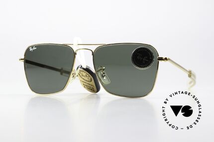 Ray Ban Caravan Zeitlose Promi Sonnenbrille, CARAVAN (USA): der Ray-Ban Klassiker aus Metall, Passend für Herren