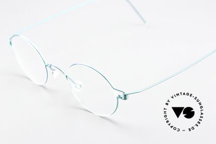 Lindberg Corona Air Titan Rim Runde Titanium Brille Unisex, extrem stabile Fassung, flexibel & elastisch, und nur 3g, Passend für Herren und Damen