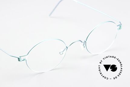 Lindberg Corona Air Titan Rim Runde Titanium Brille Unisex, ungetragenes Designerstück + orig. Lindberg Magnet-Etui, Passend für Herren und Damen