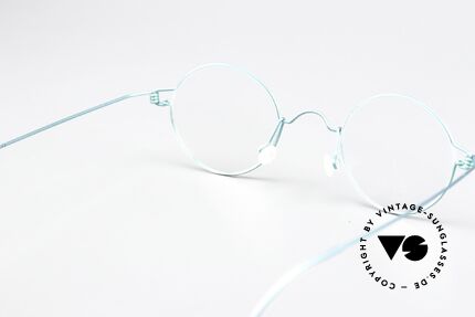 Lindberg Corona Air Titan Rim Runde Titanium Brille Unisex, Größe: medium, Passend für Herren und Damen
