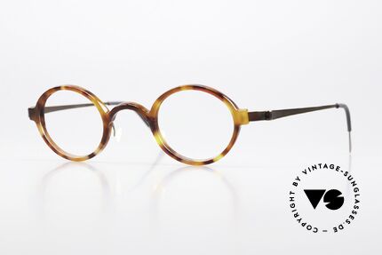 Lindberg 1011 Acetanium Ovale Designerbrille Small, ovale Lindberg Acetanium Brille in interessanter Farbe, Passend für Herren und Damen