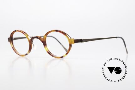 Lindberg 1011 Acetanium Ovale Designerbrille Small, Mod. 1011, S Gr. 40/25: Acetat & Titanium Kombination, Passend für Herren und Damen