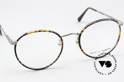Giorgio Armani 145 Brillenklassiker 80er Jahre, elegante Kolorierung aus kastanienbraun & mattsilber, Passend für Herren
