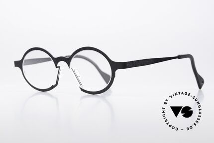 Theo Belgium James 6 Markante Designerbrille, breite, markante Brillenbrücke als Designmerkmal, Passend für Herren und Damen