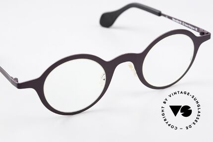 Theo Belgium Mille 24 Dunkel Violett Matt Metallic, 140mm breit = Large Größe für Damen & Herren, Passend für Herren und Damen