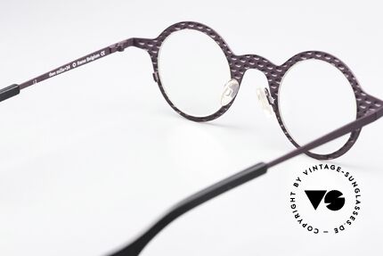 Theo Belgium Mille 24 Dunkel Violett Matt Metallic, Fassung ist beliebig (optisch / Sonne) verglasbar, Passend für Herren und Damen