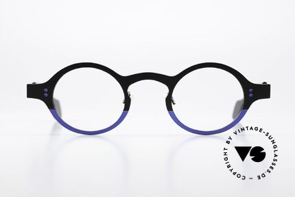 Theo Belgium Huitante Sept Runde Titanbrille Von 2012, markant runde Designerbrille v. THEO Belgium, Passend für Herren und Damen