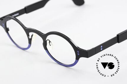 Theo Belgium Huitante Sept Runde Titanbrille Von 2012, Avantgarde-Brille für Damen & Herren zugleich, Passend für Herren und Damen