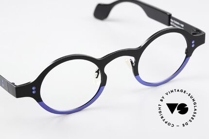 Theo Belgium Huitante Sept Runde Titanbrille Von 2012, Pure Titanium Rahmen (absolute Top-Qualität), Passend für Herren und Damen