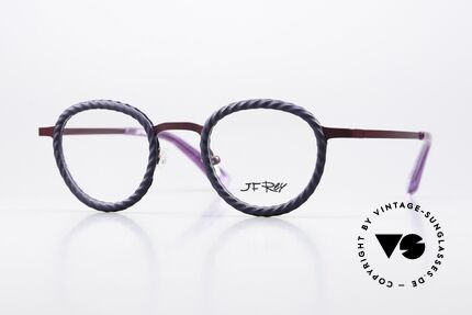JF Rey JF2944 Pantobrille Violett Lackiert Details
