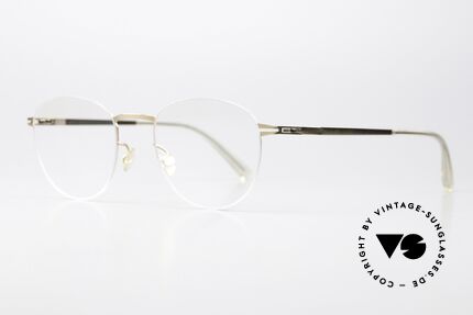 Mykita Taro Feine Pantobrille Unisex, col. 303 = silver / champagne gold (Damen & Herren), Passend für Herren und Damen