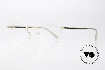Mykita Rin Kleine Feine Panto Fassung, col. 303 = silver / champagne gold (Damen & Herren), Passend für Herren und Damen