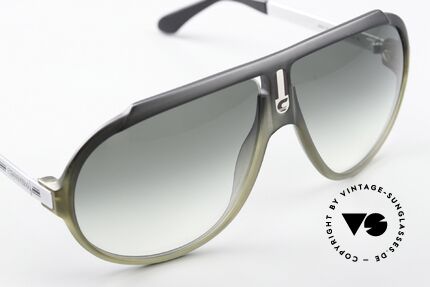 Carrera 5512 80er Sonnenbrille Filmbrille, ungetragen in grün-grau Verlauf mit orig. Carrera Etui, Passend für Herren