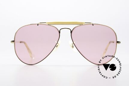 Ray Ban Outdoorsman Gläser Verdunkeln Bei Sonne, die Pilotenbrille schlechthin; gold in Größe 58/14, Passend für Herren und Damen