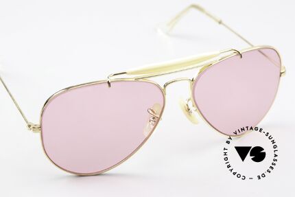 Ray Ban Outdoorsman Gläser Verdunkeln Bei Sonne, TOP-Verarbeitung mit der bekannten B&L Gravur, Passend für Herren und Damen