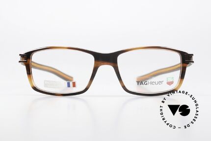 Tag Heuer 7601 Track Sportliches Farbkonzept, sportliche Farbe in schildpatt, braun & orange, Passend für Herren