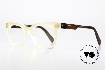 Anne Et Valentin Diddley Markante Azetat Fassung, das Ehepaar Anne (Künstlerin) & Valentin (Optiker), Passend für Herren und Damen