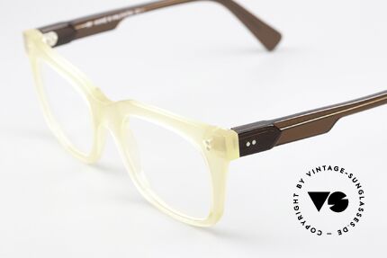 Anne Et Valentin Diddley Markante Azetat Fassung, kreieren & leben seit 1980 für ihre eigene Kollektion, Passend für Herren und Damen