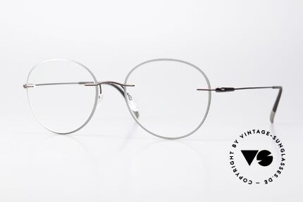 Silhouette 5500 Colorwave Core Accent Serie, Silhouette 5500 GY 6140 Brille in Größe 51-21, 150, Passend für Herren und Damen