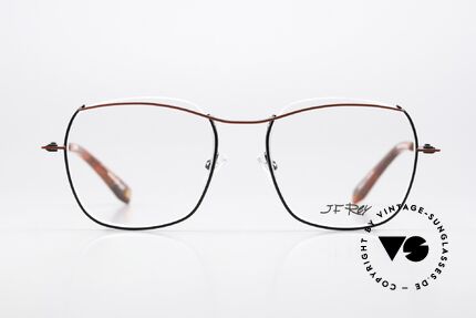 JF Rey JF2921 Damenbrille Schwarz Und Rot, Brillenmode; die einen ganz eigenen Stil verkörpert, Passend für Damen