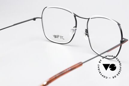 JF Rey JF2921 Damenbrille Schwarz Und Rot, natürlich ungetragen in Top-Qualität, made in France, Passend für Damen