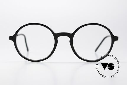 Mykita Tomkin Runde Designerbrille Schwarz, runde Brille der LITE-Kollektion (Damen und Herren), Passend für Herren und Damen