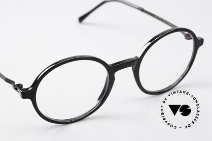 Mykita Tomkin Runde Designerbrille Schwarz, ungetragenes Modell mit originalem Etui von Mykita, Passend für Herren und Damen