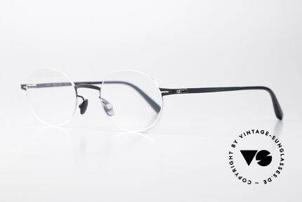 Mykita Naoko Ovale Brille Damen & Herren, color 271 = indigo / silber (für Damen und Herren), Passend für Herren und Damen