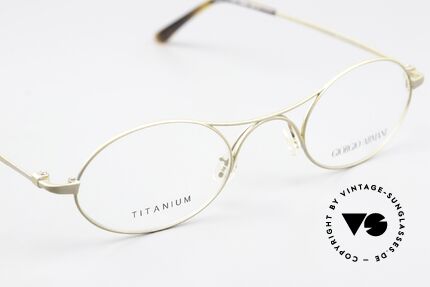 Giorgio Armani 229 AR5027 Die Armani Schubert Brille, sehr puristisch: einfache 'Drahtbrille' mit einem X-Steg), Passend für Herren und Damen