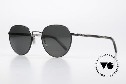 Oliver Peoples Hassett Elegante Pantobrille Unisex, elegante Panto-Sonnenbrille; polarisierende Gläser!, Passend für Herren und Damen