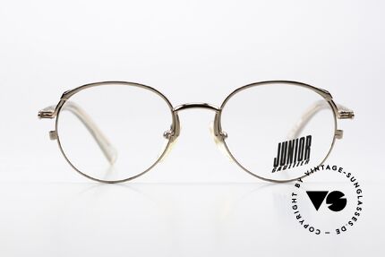 Jean Paul Gaultier 57-2173 90er Shiny Bronze Metallic, einzigartig glänzende Lackierung in bronze-metallic, Passend für Herren und Damen