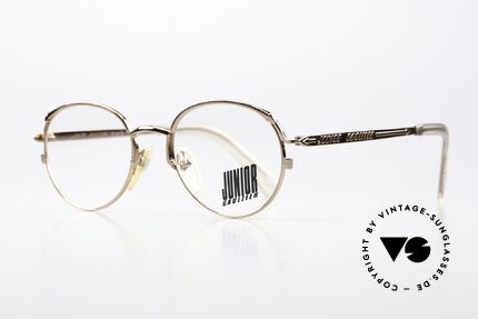 Jean Paul Gaultier 57-2173 90er Shiny Bronze Metallic, fühlbare Top-Qualität; JUNIOR GAULTIER Collection, Passend für Herren und Damen