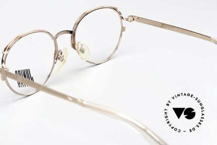 Jean Paul Gaultier 57-2173 90er Shiny Bronze Metallic, KEINE Retrobrille; ein kostbares ORIGINAL von 1995!, Passend für Herren und Damen