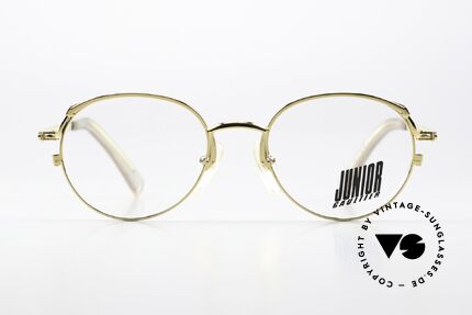 Jean Paul Gaultier 57-2173 True Vintage Brille Von 1995, 22kt vergoldete (gold-plated) Fassung, made in Japan, Passend für Herren und Damen