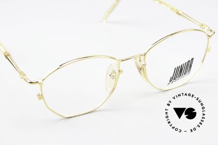 Jean Paul Gaultier 57-2273 Vergoldete Vintage Brille, ungetragen (wie all unsere vintage Gaultier Brillen), Passend für Herren und Damen