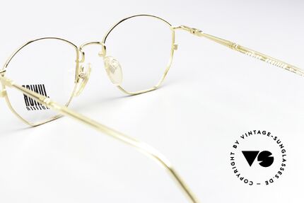 Jean Paul Gaultier 57-2273 Vergoldete Vintage Brille, KEINE RETROBRILLE; ein 30 Jahres altes ORIGINAL, Passend für Herren und Damen