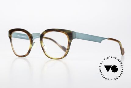 Anne Et Valentin Francesca Petrol Metallic Schildpatt, das Ehepaar Anne (Künstlerin) & Valentin (Optiker), Passend für Damen