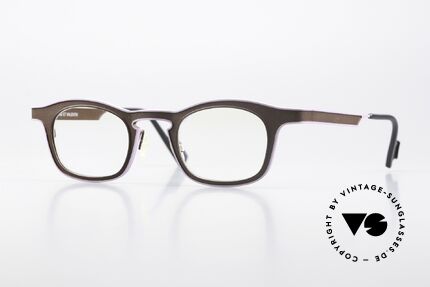 Anne Et Valentin Electric Titaniumbrille Braun Violett Details