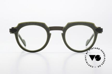 Anne Et Valentin Syntax Metall Kunststoff Synthese, Pantobrille khaki-graubraun von 'Anne Et Valentin', Passend für Herren und Damen