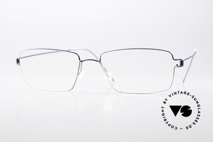 Lindberg Tim Air Titan Rim Fassung In Dunkelblau Grau Details