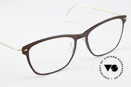 Lindberg 6525 NOW Size 50mm In Braun Und Gold, kann schon jetzt als 'vintage Lindberg' tituliert werden, Passend für Damen