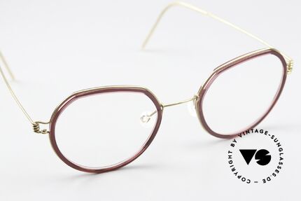 Lindberg Gillian Air Titan Rim Damenbrille Panto Style, Größe: medium, Passend für Damen