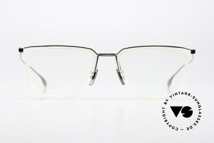 DITA Schema One Herren Brille Eckig Titanium, markante Herren-Brillenfassung in Spitzen-Qualität, Passend für Herren