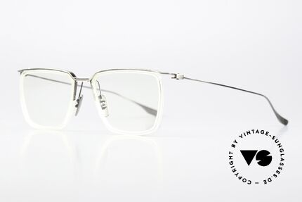 DITA Schema One Herren Brille Eckig Titanium, Rahmen aus Titanium und Glaseinfassung aus Azetat, Passend für Herren
