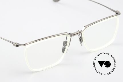 DITA Schema One Herren Brille Eckig Titanium, ungetragen, beliebig verglasbar, mit DITA Verpackung, Passend für Herren